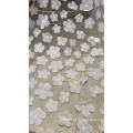 3D FLOR FLOR PAKISTANI DO Bordado Francês Cadares Tecidos de alta qualidade Tulle Africano Tecidos para roupas Têxteis